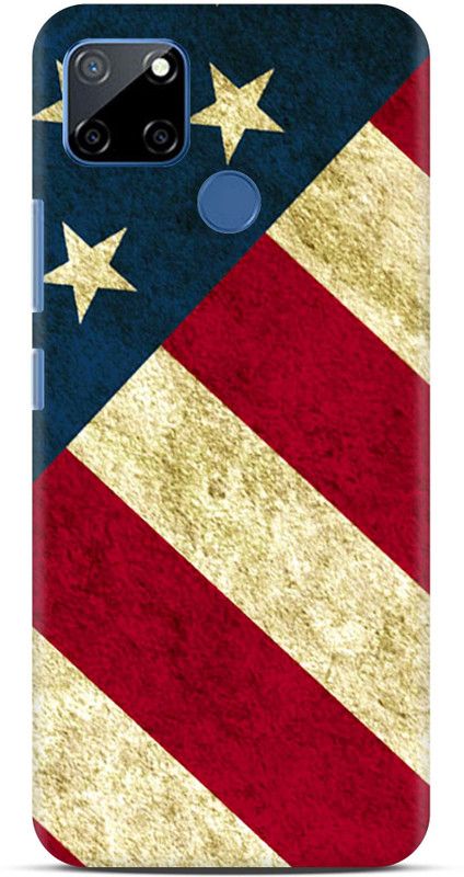Sankee Back Cover for Realme C25s  (Red, Hard Case)