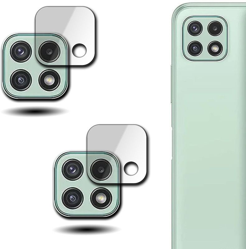 MOBIHOUSE Back Camera Lens Glass Protector for ~ Samsung Galaxy A22 5G  (Pack of: 2)