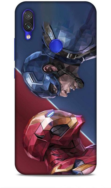 MAPPLE Back Cover for Redmi Note 7S (Iron Man / Captain / Marvel / Superhero / Avengers)  (Multicolor, Hard Case)
