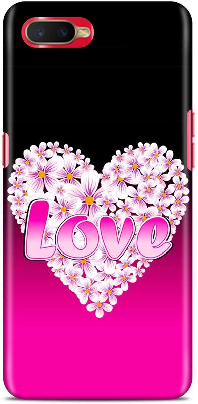 Sankee Back Cover for Oppo K1  (Pink, Hard Case)
