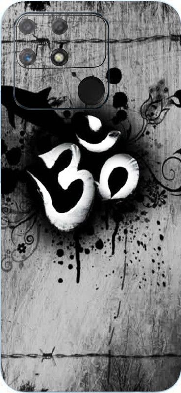 Jeeva Creation Narzo 50A Mobile Skin  (Ultra Super Sign Of Om Skin With High Matte Finish.)