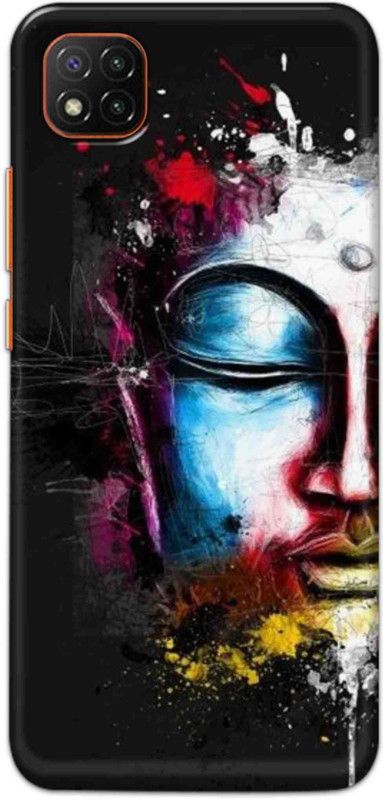 NDCOM Back Cover for Redmi 9C Lord Budha Face Printed  (Multicolor, Hard Case, Pack of: 1)