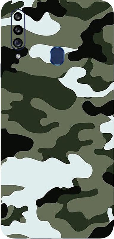 mtool SAMSUNG Galaxy A20s, samsung galaxy a20s Mobile Skin  (Ultra Super Winter Camouflage Skin With High Gloss Finish).)
