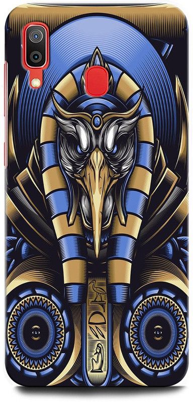 ORBIQE Back Cover for SAMSUNG Galaxy A20 SM-A205FZBGINS OWL, TRIPPY, WORLD, EYE, USA, ILLUMINATI, MASONICO, OWL  (Multicolor, Hard Case, Pack of: 1)