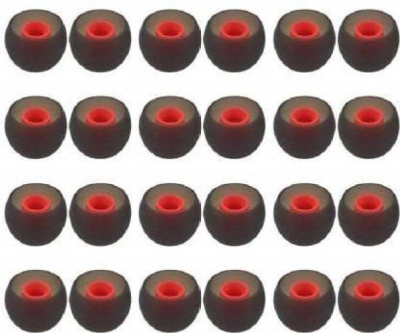 THE DARK NIGHT BUMTECH (Pack of 24, Gray, Red) Premium Quality Silicon... In The Ear Headphone Cushion  (Pack of 1, Multicolor)