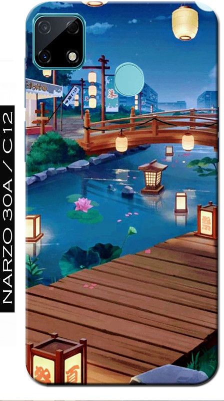 BIVAX Back Cover for REALME NAZRO 30A / REALME C12  (Multicolor, Grip Case, Silicon, Pack of: 430)