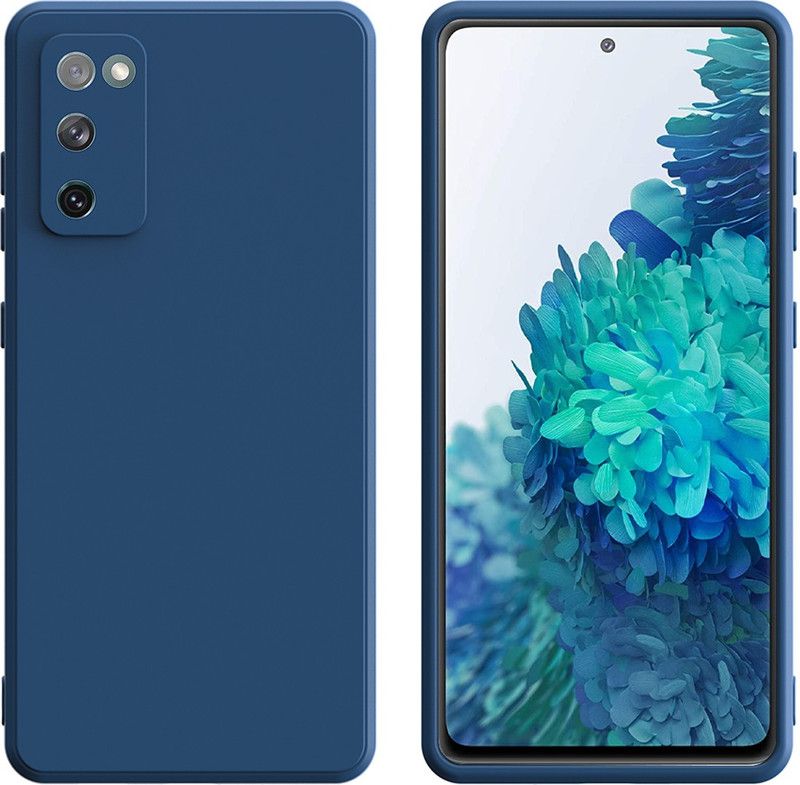 Powr Back Cover for Samsung Galaxy S20 FE  (Blue, Shock Proof, Silicon)