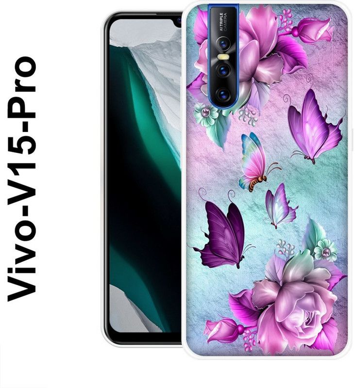 REALKING Back Cover for Vivo V15 Pro  (Multicolor, Grip Case, Silicon)