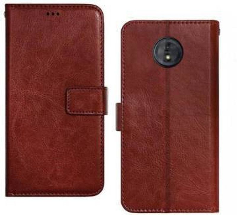 zenax Flip Cover for Motorola Moto G6 Play  (Brown)