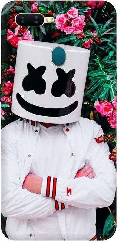 URCHIN Back Cover for Realme 2 Marshmello, EDM, DJ, Famious, marshmello, singer  (Multicolor, Shock Proof, Pack of: 1)