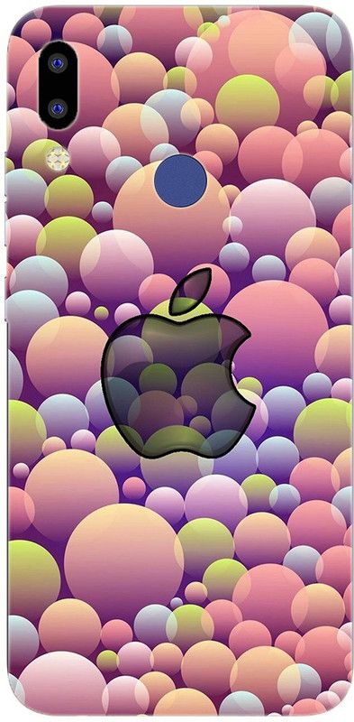 METOO Back Cover for Tecno id5a, Apple Design Back Cover_Print_417  (Multicolor, Dual Protection, Silicon, Pack of: 1)