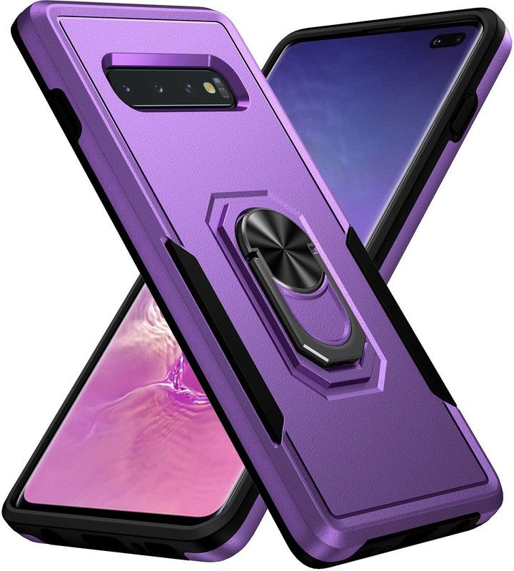 Pure Color Back Cover for Samsung Galaxy S10+ / Galaxy S10 PLUS  (Purple, Dual Protection, Pack of: 1)