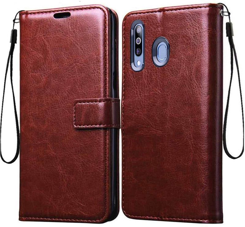 Cassiey Flip Cover for Vivo Y12, Vivo Y11 2019, Vivo Y15, Vivo Y17, Vivo U10  (Brown, Cases with Holder, Pack of: 1)