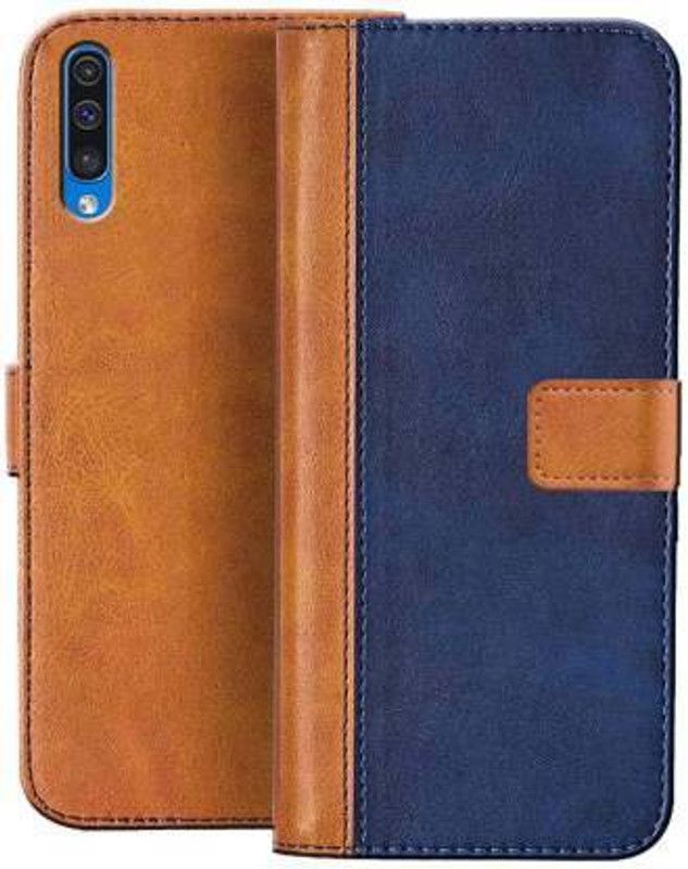 Urban Tech Flip Cover for Samsung Galaxy A50Flip Case | Magnetic Closure | Shock Proof Wallet Flip Cover  (Multicolor, Magnetic Case)