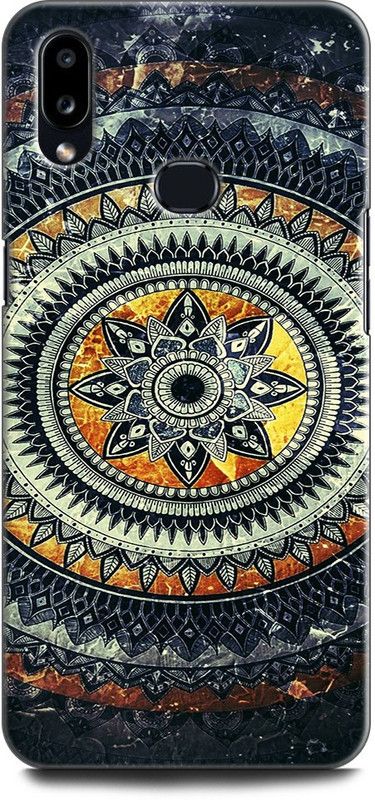 Afterglow Back Cover for SAMSUNG Galaxy A10s MANDALA, FLOWER, ABSTRACT, GEOMETRIC, DESIGN, GLITTER, PATTERN  (Multicolor, Shock Proof, Pack of: 1)