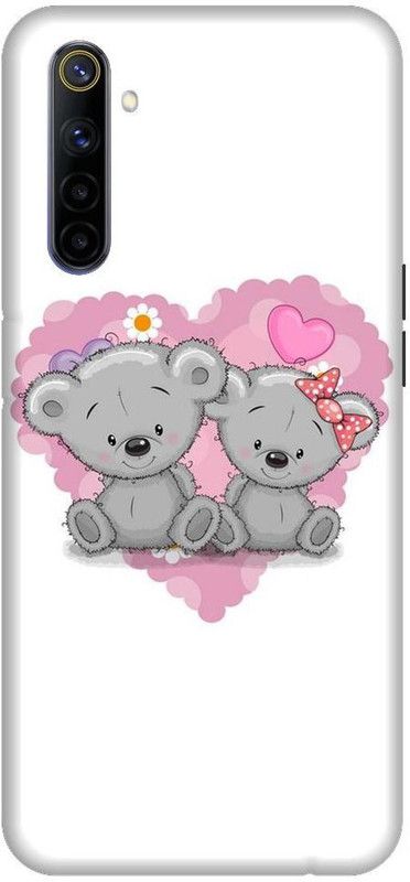 URCHIN Back Cover for Realme 6iTeddy bear, cute teddy, love, teddy, love you  (Multicolor, Shock Proof, Pack of: 1)