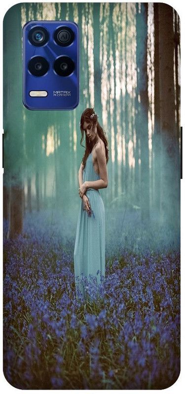 Bluvver Back Cover for Realme 8s 5G , RMX3381, Printed Cute,Girl,Love Back Cover  (Multicolor, Hard Case, Pack of: 1)
