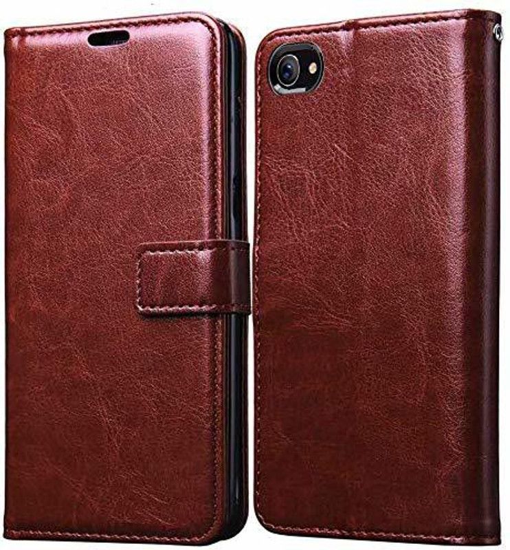 Evett Flip Cover for OPPO Neo 7  (Brown, Shock Proof, Pack of: 1)