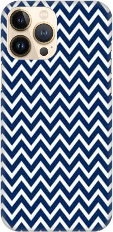 COBIERTAS Back Cover for Apple iPhone 13 Pro Max  (Blue, White, Hard Case)