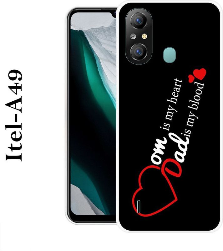 KUDI Back Cover for Itel A49  (Multicolor, Grip Case, Silicon)