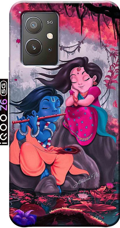 Rockerspot Back Cover for iQoo Z6 5G 2805  (Multicolor, Dot View, Silicon, Pack of: 1)