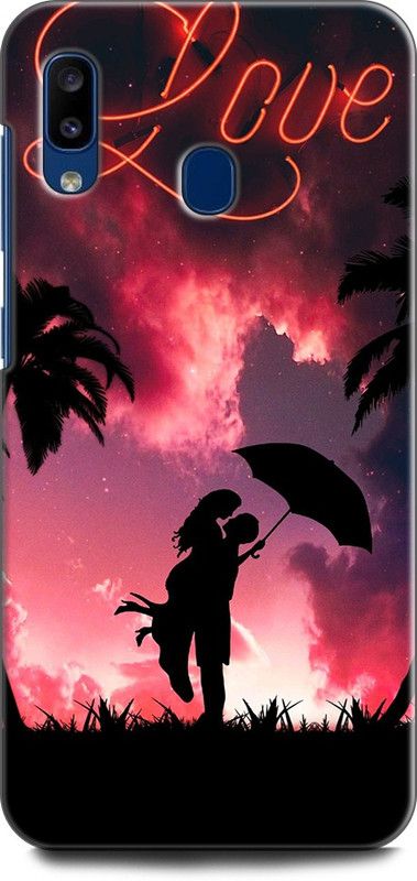Afterglow Back Cover for SAMSUNG Galaxy A20 GIRL BOY, LOVE, ANIME, PINK, CUTE GIRL, DOLL  (Multicolor, Shock Proof, Pack of: 1)