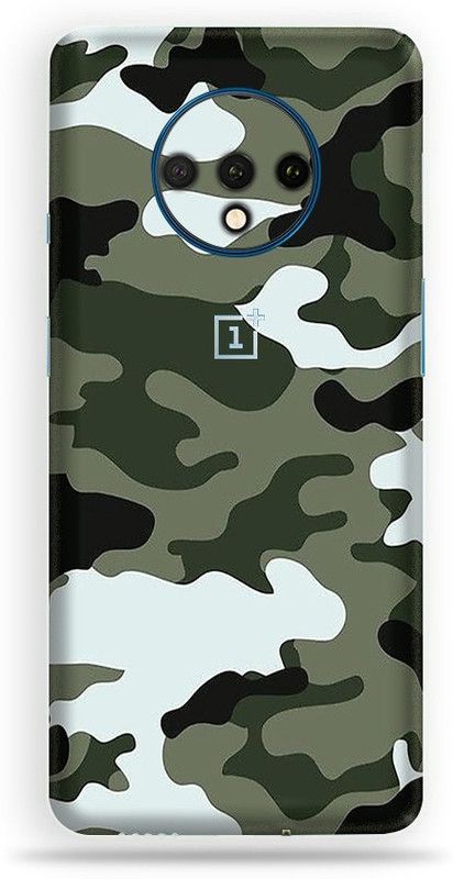 Jeeva Creation Oneplus 7t, oneplus 7t Mobile Skin  (Ultra Camo Winter Skin With High Matte Finish.)