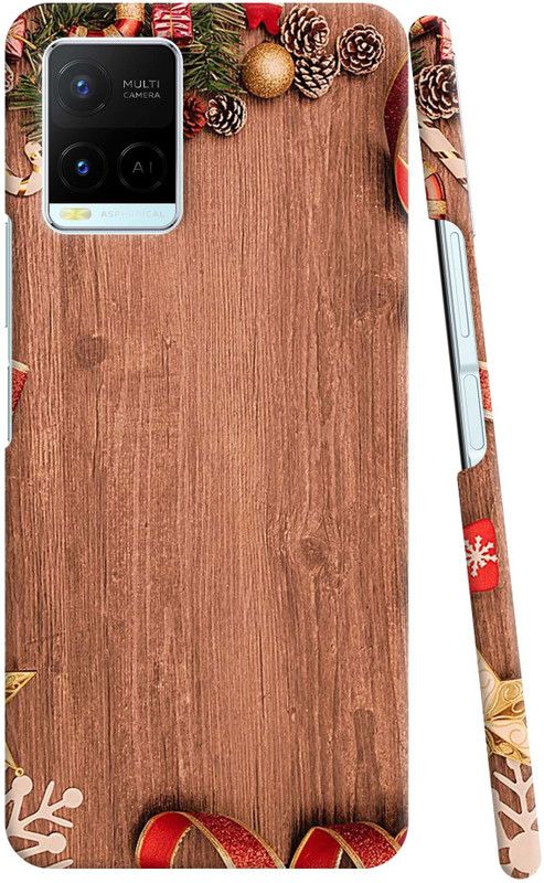 GIFT4EVER Back Cover for Vivo Y21  (Brown, Pack of: 1)
