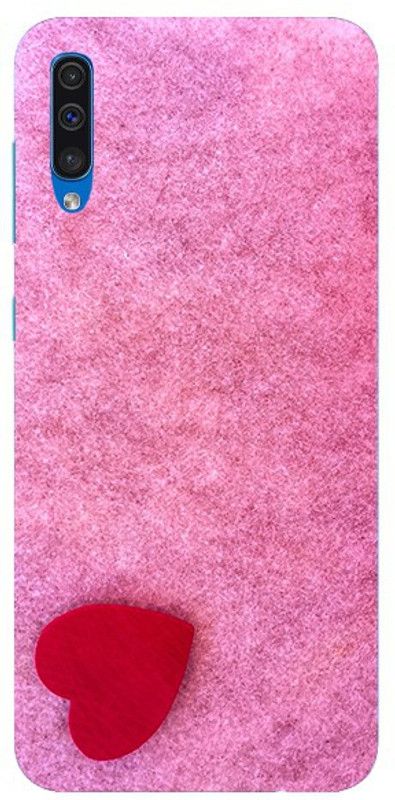 TRUEMAGNET Back Cover for Samsung Galaxy A50  (Pink, Red, Hard Case)