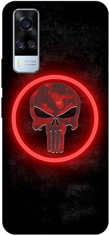 URCHIN Back Cover for Vivo Y51 Punisher, Punisher logo, Skull, Ghost  (Multicolor, Shock Proof, Pack of: 1)