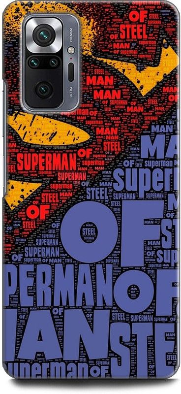 INDICRAFT Back Cover for REDMI Note 10 Pro SUPERMAN, SUPERHERO, COMIC, DC COMIS  (Multicolor, Dual Protection, Pack of: 1)