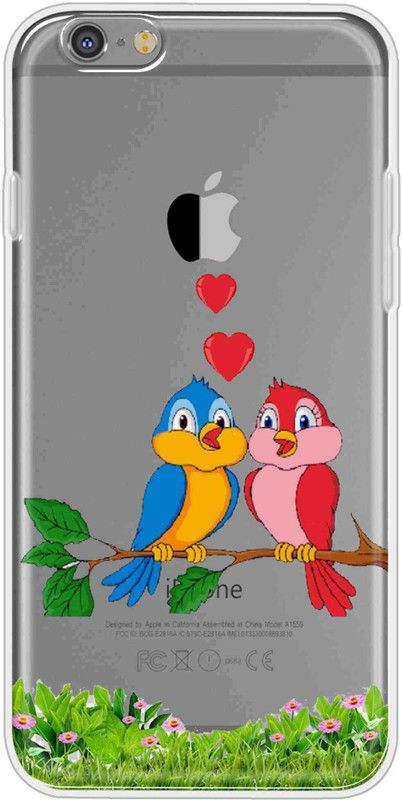 Snazzy Back Cover for Apple iPhone 6s, Apple iPhone 6  (Transparent, Grip Case, Silicon, Pack of: 1)