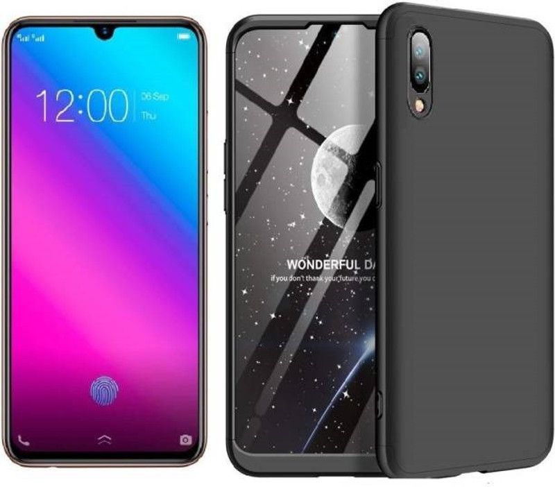 Techforce Back Cover for Vivo V11 pro  (Black, Grip Case, Pack of: 1)