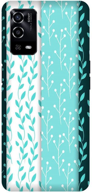 UMPRINT Back Cover for Oppo A55/CPH2325, Cloth Design Printed Back Cover  (Multicolor, Hard Case, Pack of: 1)