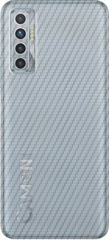 BUGGU Tecno Camon 17, tecno camon 17 Mobile Skin  (Ultra Super Transparent Carbon Fiber Skin With High Matte Finish.)