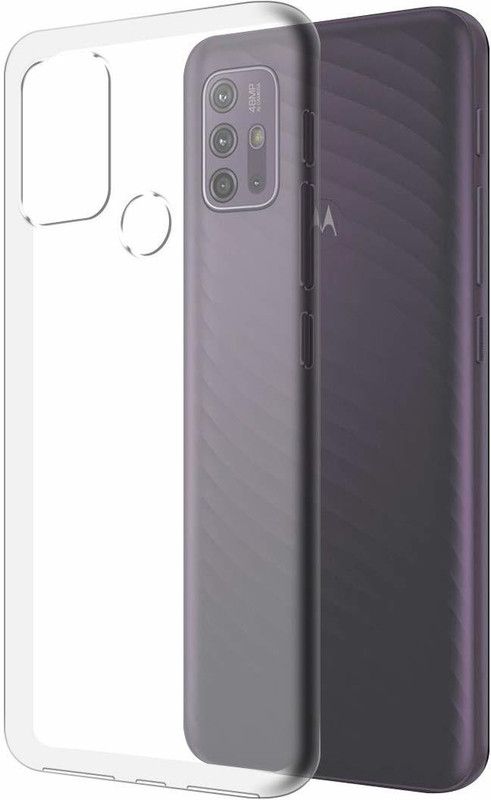 NIMMIKA ENTERPRISES Back Cover for Motorola Moto G30 Back Cover Transparent  (Transparent, Shock Proof, Silicon, Pack of: 1)