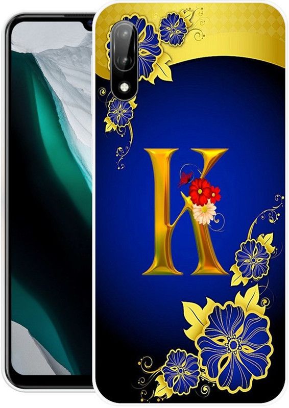 MUSKAY Back Cover for LG W11  (Blue, Grip Case, Silicon, Pack of: 1)