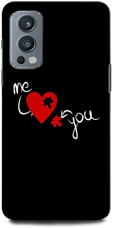 ORBIQE Back Cover for OnePlus Nord 2 5G I LOVE YOU, HEART, PURPOSING, COUPLE  (Multicolor, Hard Case, Pack of: 1)