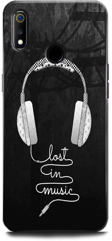 Afterglow Back Cover for Realme 3 Pro MUSIC, TYPE, SOUND, RINGTONE, HEADPHONE  (Multicolor, Shock Proof, Pack of: 1)
