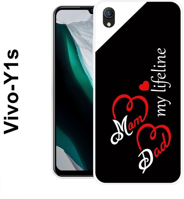 BAGRA Back Cover for Vivo Y91i, Vivo Y90, Vivo Y1s  (Black, White, Grip Case, Silicon)