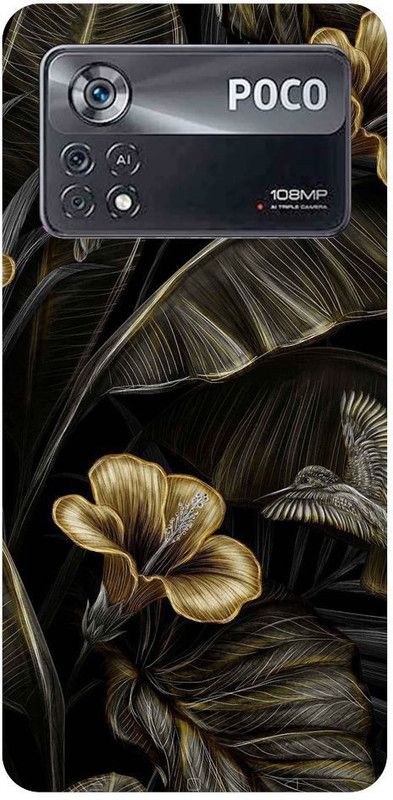 KENTAROELENE Back Cover for Poco X4 Pro (5G)  (Multicolor, Dual Protection, Silicon)