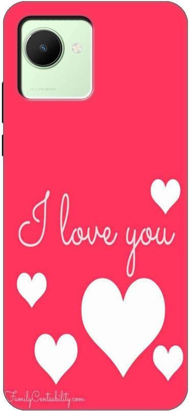 iprinto Back Cover for realme C30, RMX3581, realme C30s, RMX3690 I Love You Back Cover  (Multicolor, Hard Case, Pack of: 1)