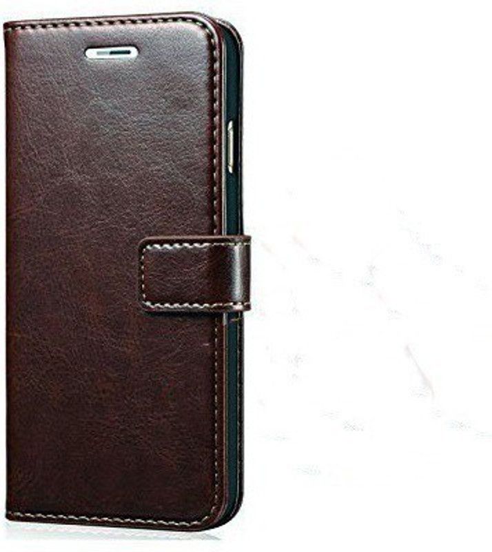 Sensational Flip Cover for 10.Or D  (Brown, Pack of: 1)