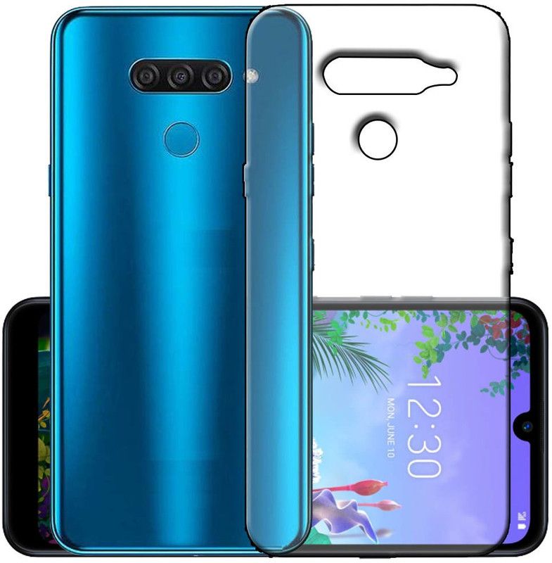 ONLITE Back Cover for LG Q60  (Transparent, Grip Case, Silicon, Pack of: 1)