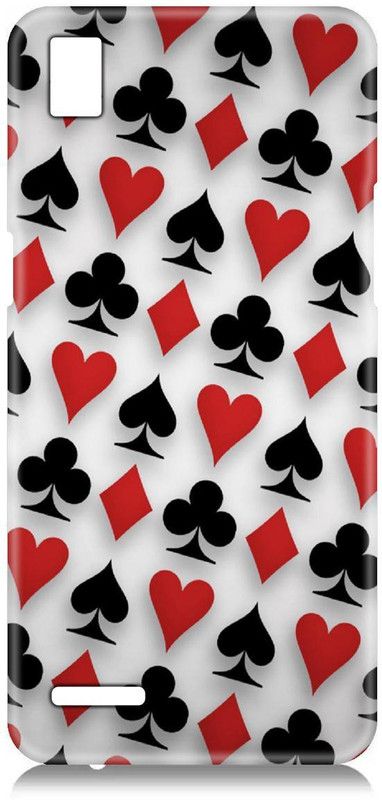 Smutty Back Cover for Oppo F1 - Cards Deck Print  (Multicolor, Hard Case, Pack of: 1)