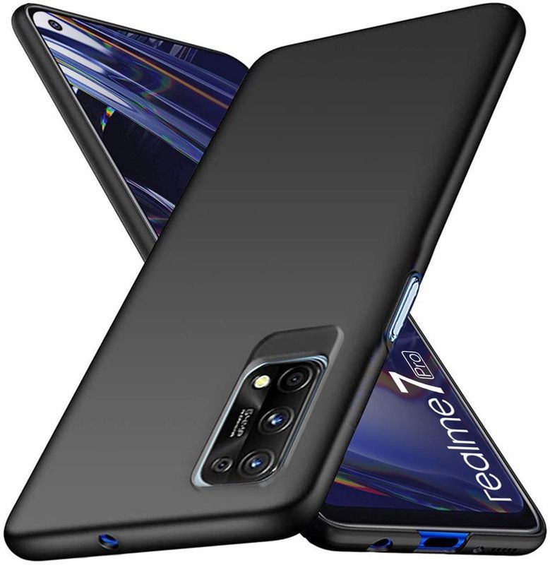SmartPoint Back Cover for Narzo 20 Pro  (Black, Shock Proof, Silicon)