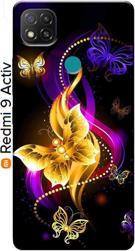 Auqueno Back Cover for Redmi 9 Active  (Multicolor, Silicon, Pack of: 1)