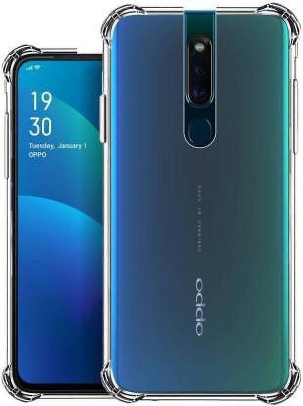 KrKis Back Cover for Oppo F11 Pro  (Transparent, Grip Case, Pack of: 1)