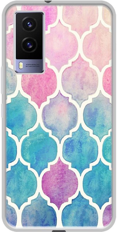 Casotec Back Cover for Vivo V21E 5G  (Multicolor, Flexible, Silicon, Pack of: 1)