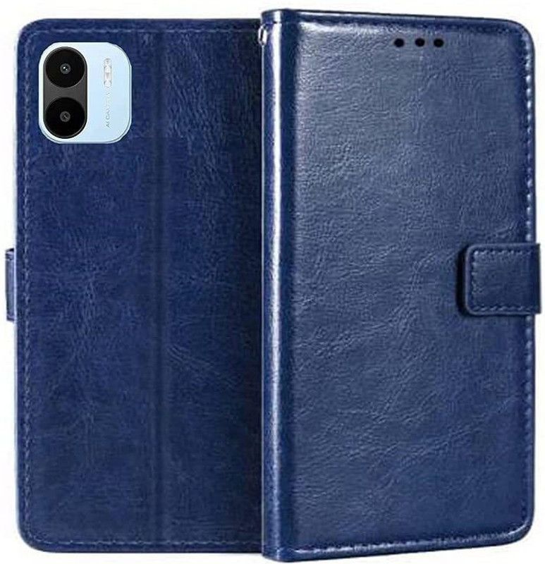 RGSG Book Cover for XIAOMI REDMI MI A1 2022  (Blue, Pack of: 1)
